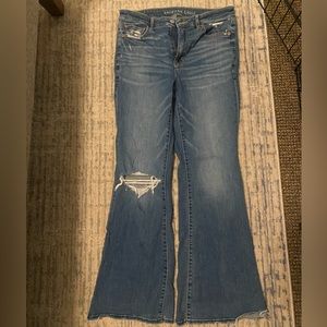 American Eagle Flare High Waisted Jeans